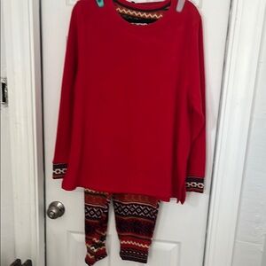 Cuddl Duds- Red Woman’s Pajamas